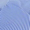 Tissu cretonne coton Edouard à rayures bleu fond blanc - OEKO TEX