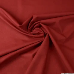 Tissu cretonne coton Grenat - OEKO TEX
