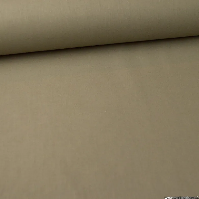 Tissu cretonne coton Gris Elephant - OEKO TEX