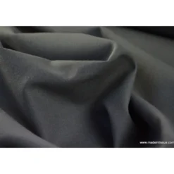 Tissu cretonne coton gris Flanelle - OEKO TEX