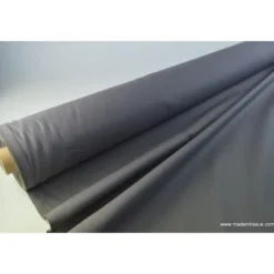 Tissu cretonne coton gris Flanelle - OEKO TEX