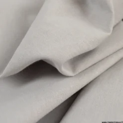 Tissu cretonne coton gris - OEKO TEX