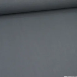 Tissu cretonne coton gris plomb - OEKO TEX