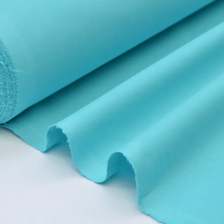 Tissu cretonne coton Lagon turquoise - OEKO TEX