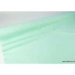 Tissu cretonne coton Menthe - OEKO TEX
