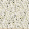 Tissu cretonne coton Mimosa fleurs jaunes fond écru