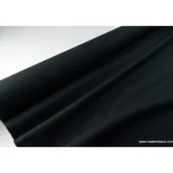 Tissu cretonne coton noir - OEKO TEX
