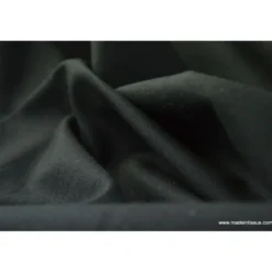 Tissu cretonne coton noir - OEKO TEX