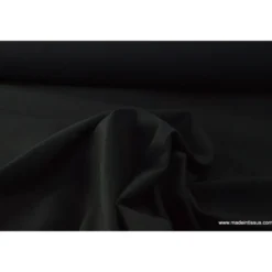 Tissu cretonne coton noir - OEKO TEX