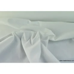 Tissu cretonne coton OEKO TEX blanc