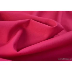 Tissu cretonne coton OEKO TEX fuchsia