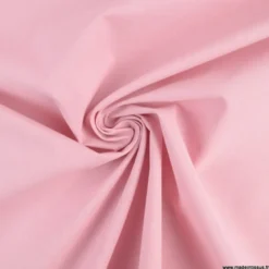Tissu cretonne coton Rose fanée - OEKO TEX