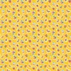 Tissu Cretonne Coton Sirop – Motif Fruits Multicolores sur Fond jaune