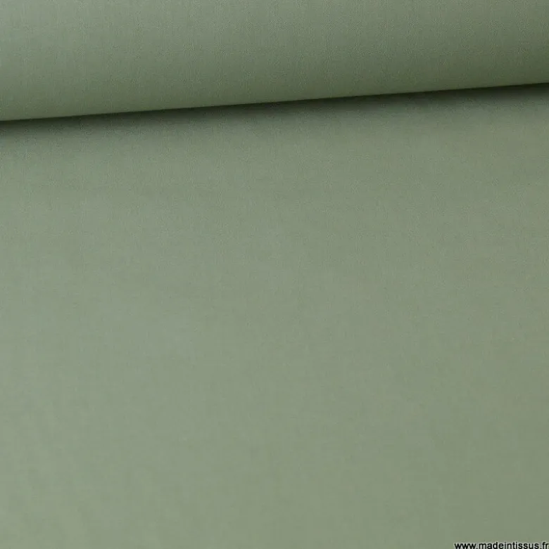 Tissu cretonne coton Tilleul - OEKO TEX