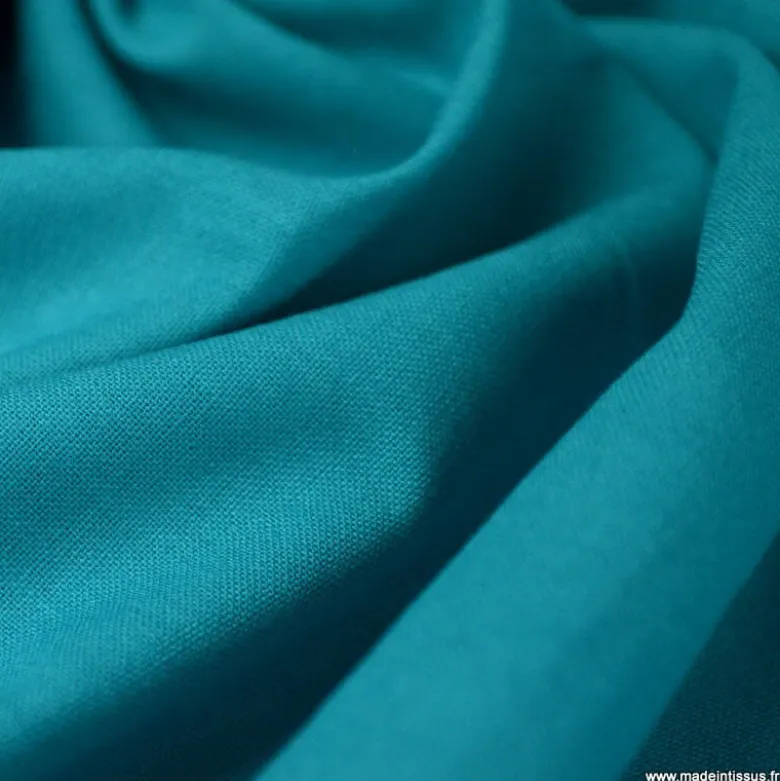 Tissu cretonne coton Tourmaline - OEKO TEX