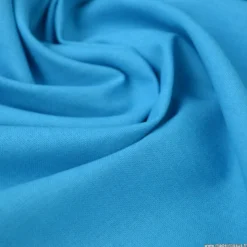 Tissu cretonne coton turquoise foncé - OEKO TEX