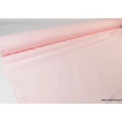 Tissu cretonne coton uni OEKO TEX ROSE BLUSH