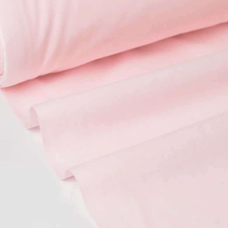 Tissu cretonne coton uni OEKO TEX ROSE BLUSH