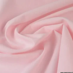 Tissu cretonne coton uni OEKO TEX ROSE PALE