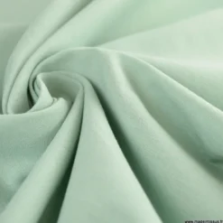 Tissu cretonne coton vert Aventurine - OEKO TEX