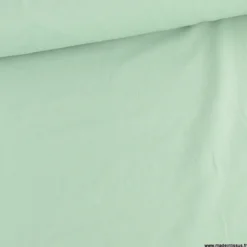 Tissu cretonne coton vert Aventurine - OEKO TEX