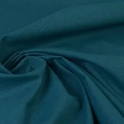Tissu cretonne coton vert Paon - OEKO TEX