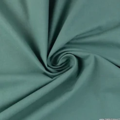 Tissu cretonne coton vert thym - OEKO TEX