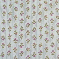 Tissu Cretonne de Coton Aesa – Motif Floral Indien - OEKO TEX