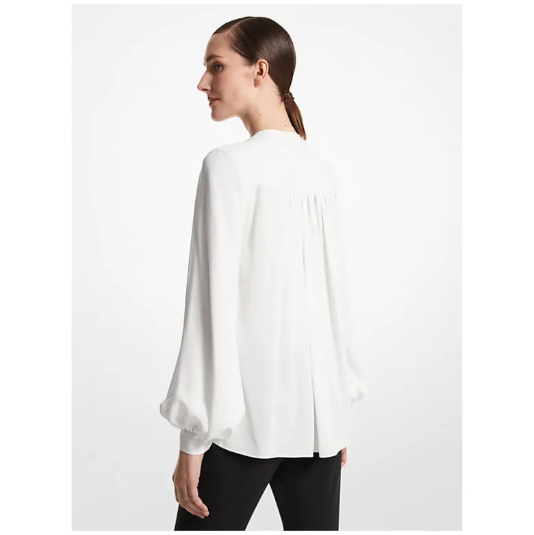 Tissu crêpe georgette Blanc