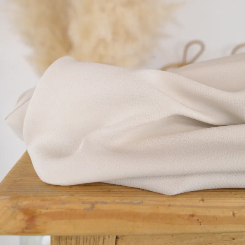 Tissu crêpe Marocain - Beige