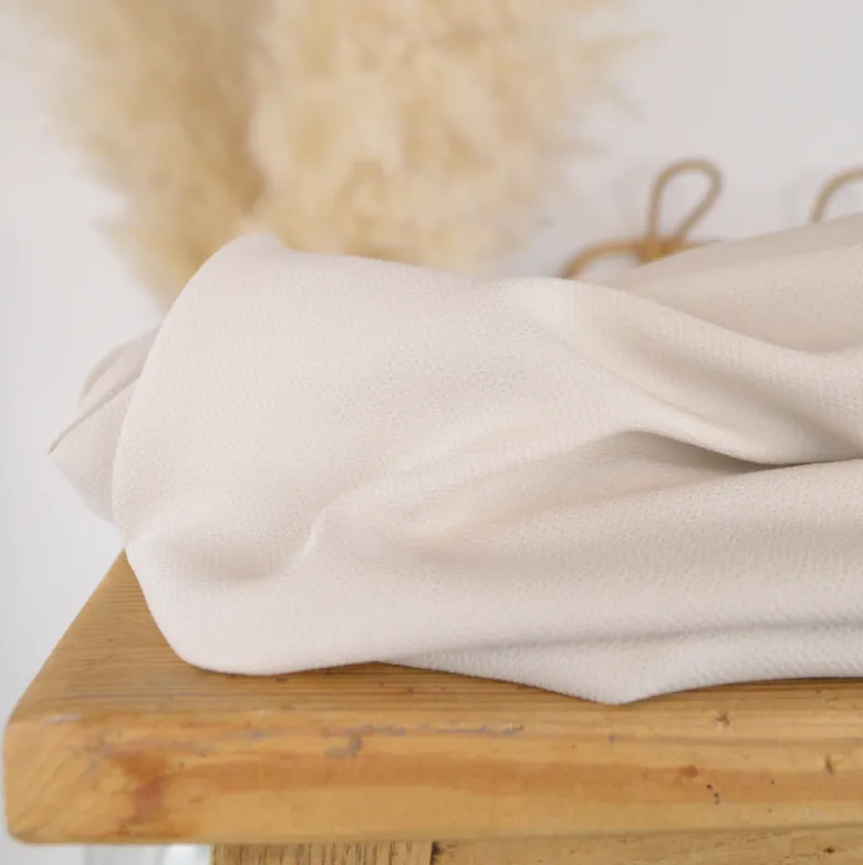 Tissu crêpe Marocain - Beige
