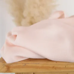 Tissu crêpe Marocain - Rose poudré