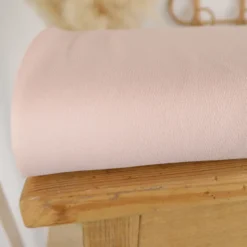Tissu crêpe Marocain - Rose poudré