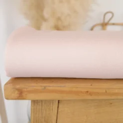 Tissu crêpe Marocain - Rose poudré