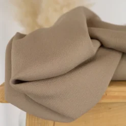 Tissu crêpe Marocain - Taupe