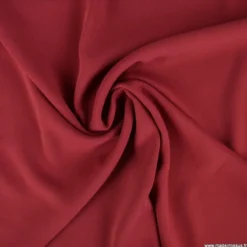 Tissu crêpe mi-lourd coloris Bordeaux - OEKO TEX
