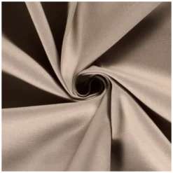 Tissu demi natté coton Beige foncé