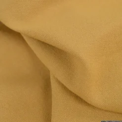 Tissu demi natté coton Canva coloris Camel - OEKO TEX