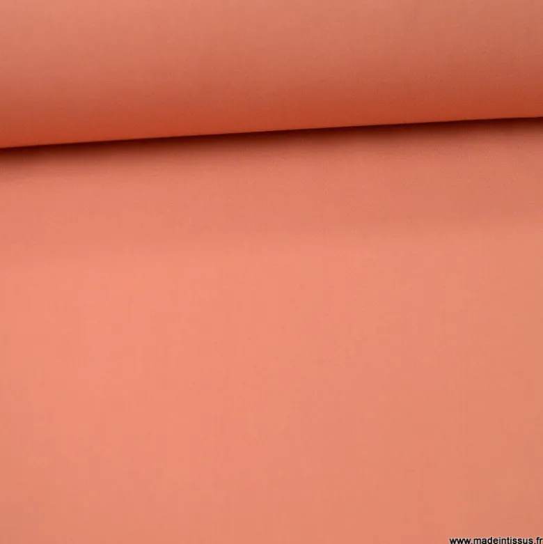 Tissu demi natté coton Canva coloris Marsala - oeko tex