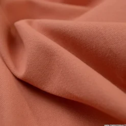 Tissu demi natté coton Canva coloris Marsala - oeko tex
