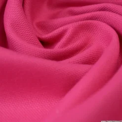 Tissu demi natté coton Fuchsia