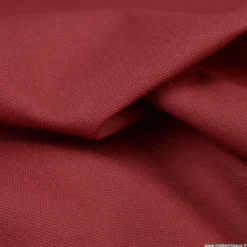 Tissu demi natté coton grande largeur Prune