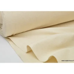 Tissu demi natté coton grande largeur Naturel