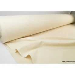 Tissu demi natté coton grande largeur Naturel