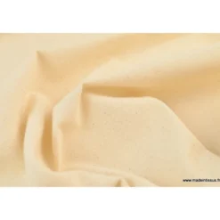 Tissu demi natté coton grande largeur Naturel