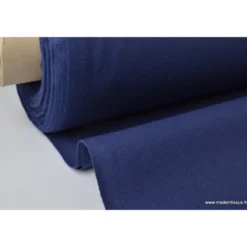 Tissu demi natté coton grande largeur BLEU MARINE