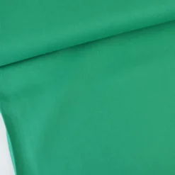 Tissu demi natté coton vert - OEKO TEX