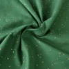 Tissu demi natté de Noël Pimiz motif pois dorés fond empire - OEKO TEX