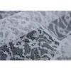 Tissu Dentelle fine blanc pour robe de mariée .