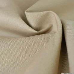Tissu d'extérieur imperméable beige clair pour protection pluie et soleil